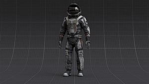 V2 AUSTRONAUT SUIT 3D