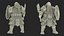 Dwarf Character in Armor Standing