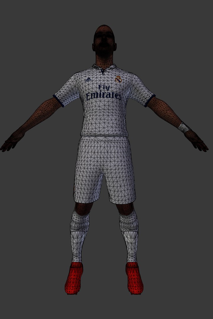 Football Player Model - TurboSquid 1276237