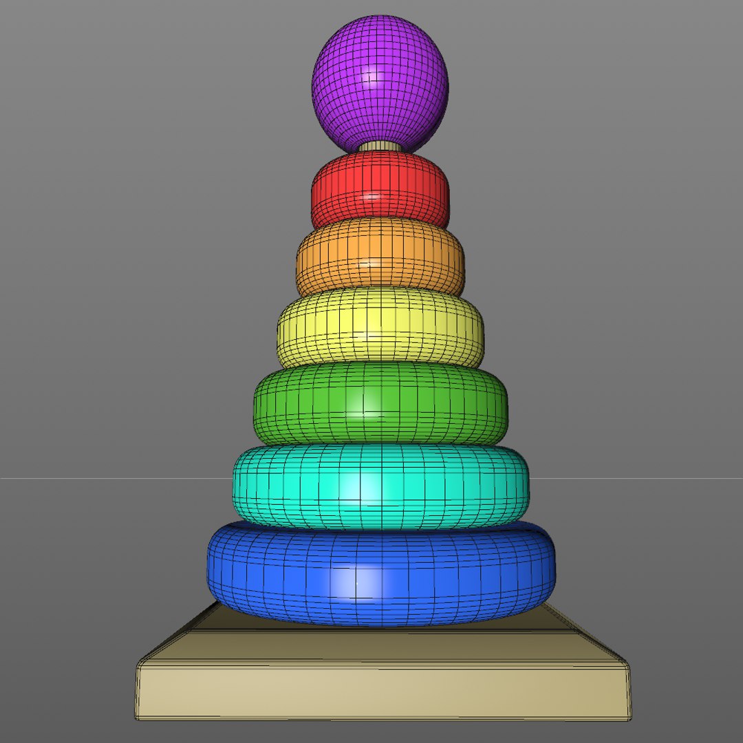 3D ring toy stacked https://p.turbosquid.com/ts-thumb/Ye/KqkzYq/zMwzYfEf/stack_rings_wire_0001/png/1547513751/1920x1080/fit_q87/8e6e1f752e6d1362a6cf380e0aff311732f6f22a/stack_rings_wire_0001.jpg