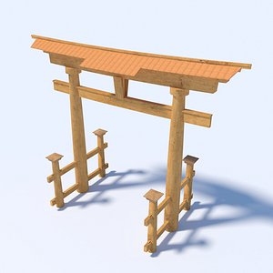 Torii Gateway 3D model