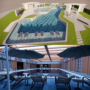 3D collection swimming pools -B2