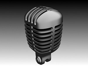 modèle 3D de Microphone Vintage - TurboSquid 1222285
