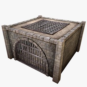 Medieval Prison Cell Aviary 3D