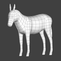 Donkey Base Mesh