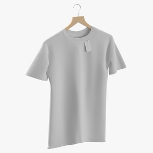 Hanging TShirt Round Neck Color Variations 3D