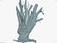 tree charred trunk willow 3d obj