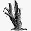 tree charred trunk willow 3d obj