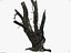 tree charred trunk willow 3d obj