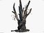 tree charred trunk willow 3d obj