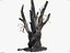 tree charred trunk willow 3d obj