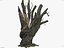 tree charred trunk willow 3d obj