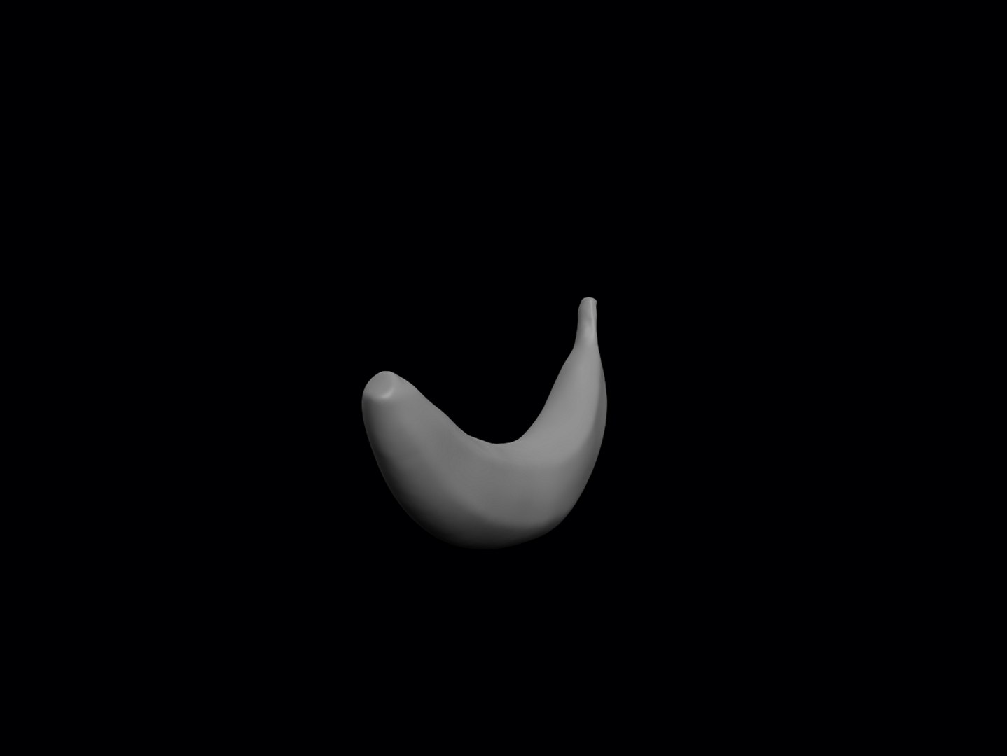 Banana Medium Poly Basic Model Model - TurboSquid 2280521