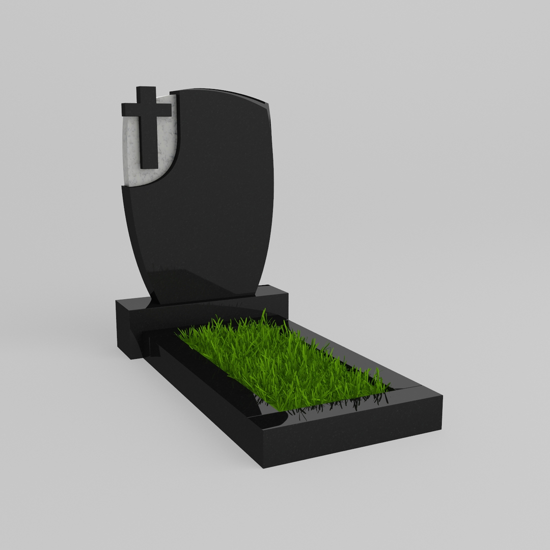 Grave cross model - TurboSquid 1383986