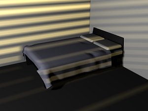 3d bed cover model