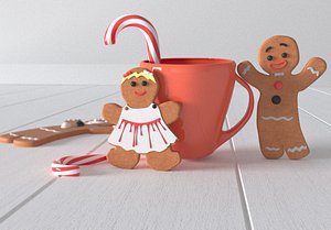3D gingerbread cookies