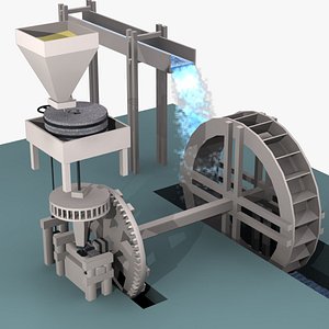 3d model water machinery