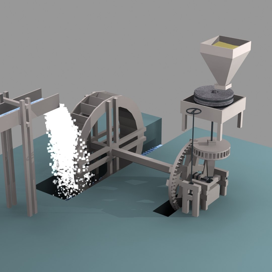 3d Model Water Machinery