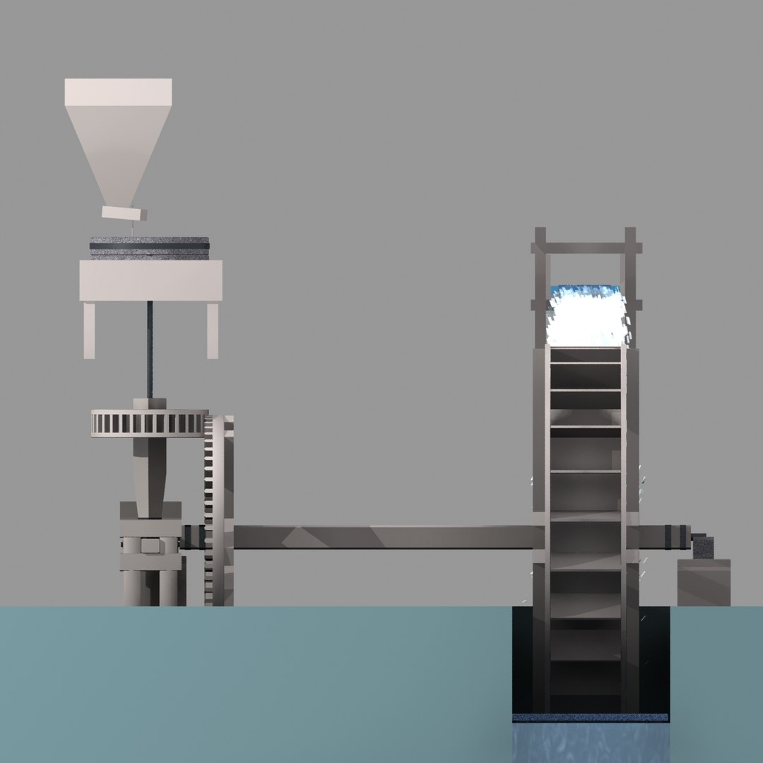 3d Model Water Machinery
