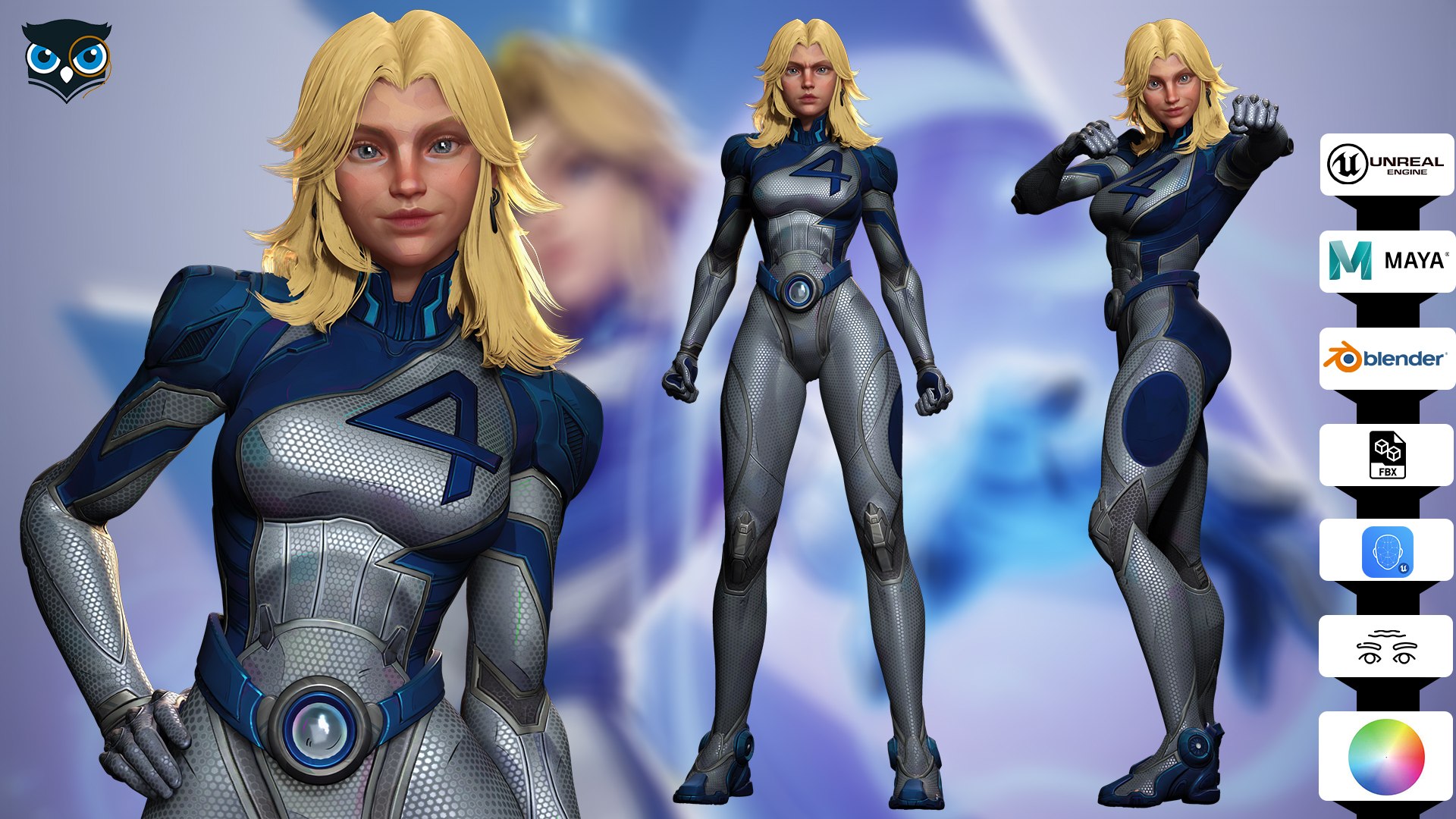 3D Invisible Woman Model - TurboSquid 2340563
