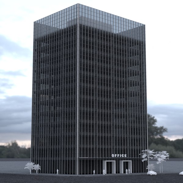 3D model 12 story office tower - TurboSquid 1222459