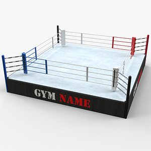 3D PBR Modular Professional Boxing Rings 20ftx20ft