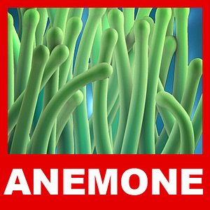3ds max sea anemone tenticles