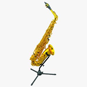 modelo 3d Saxofón de juguete colorido plástico - TurboSquid 1626375