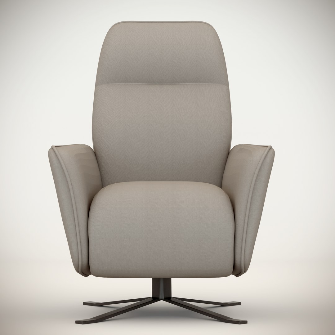 3D Model Armchair Natuzzi Sydney C258 3D Model TurboSquid 2140717