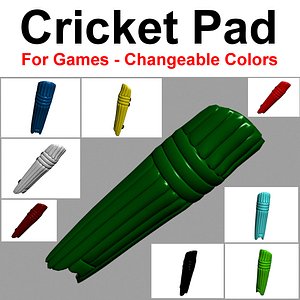 3D cricket pad