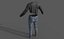Blue Army Female Outfit for UE5x All MetaHuman Body Ready Rigged Outfit
