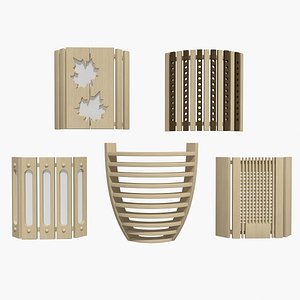3D model Sauna Light Set 01