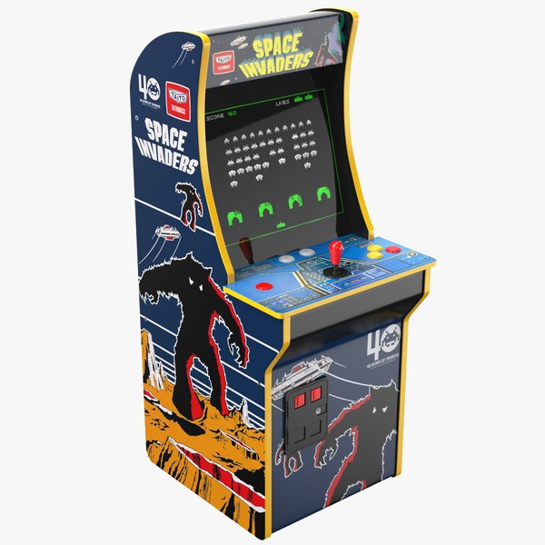 Space Invaders Arcade Game 3D model