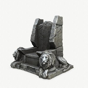 Lion Throne model