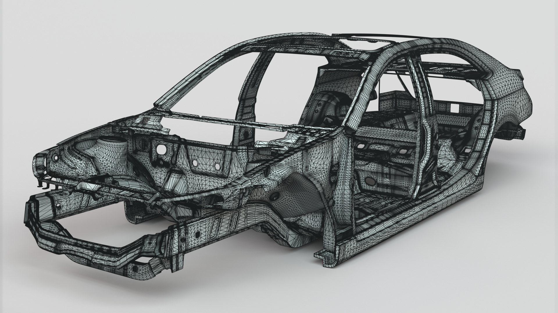 3D Car Frame model - TurboSquid 1714347