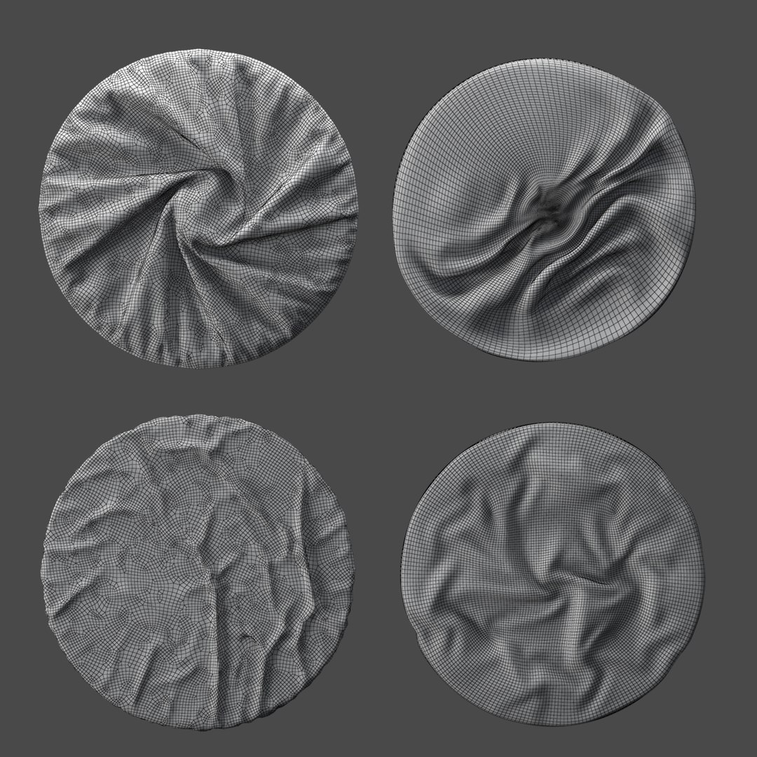 3D Round Relief Panel Set 2 - TurboSquid 2287108