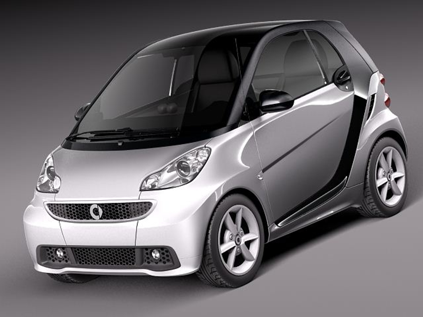 3d smart 42 fortwo 2013 model