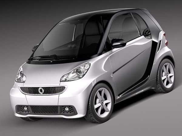 3d Smart 42 Fortwo 2013 Model