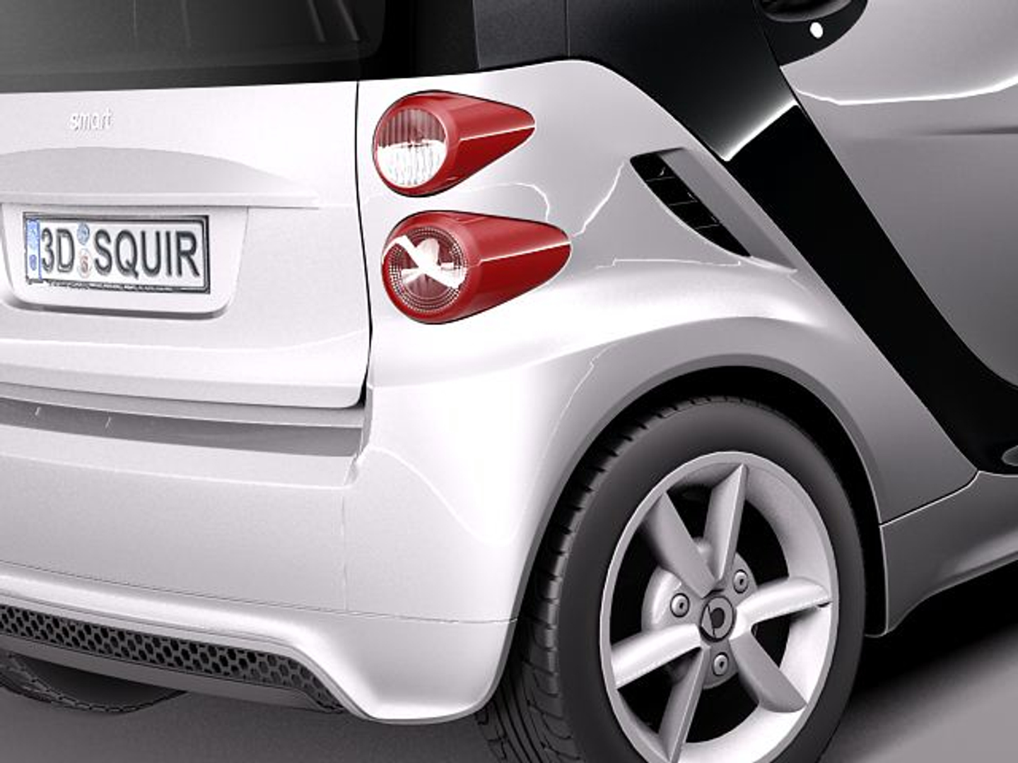 3d smart 42 fortwo 2013 model