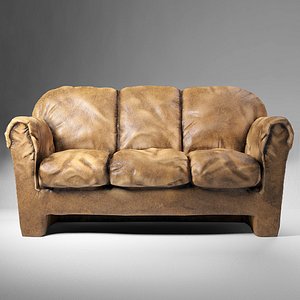 Leather Sofa, Common Old