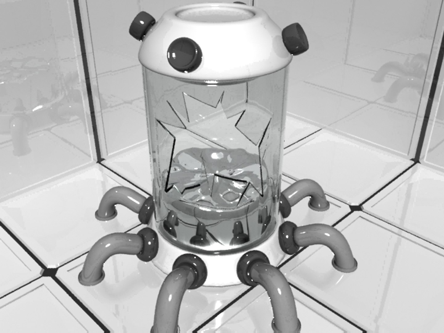 incubator lab 3d model