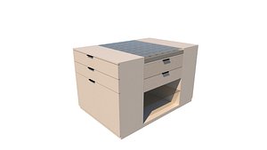dressing island 3D model
