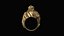 Impression 3D de bague tête de lion