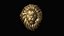 Impression 3D de bague tête de lion