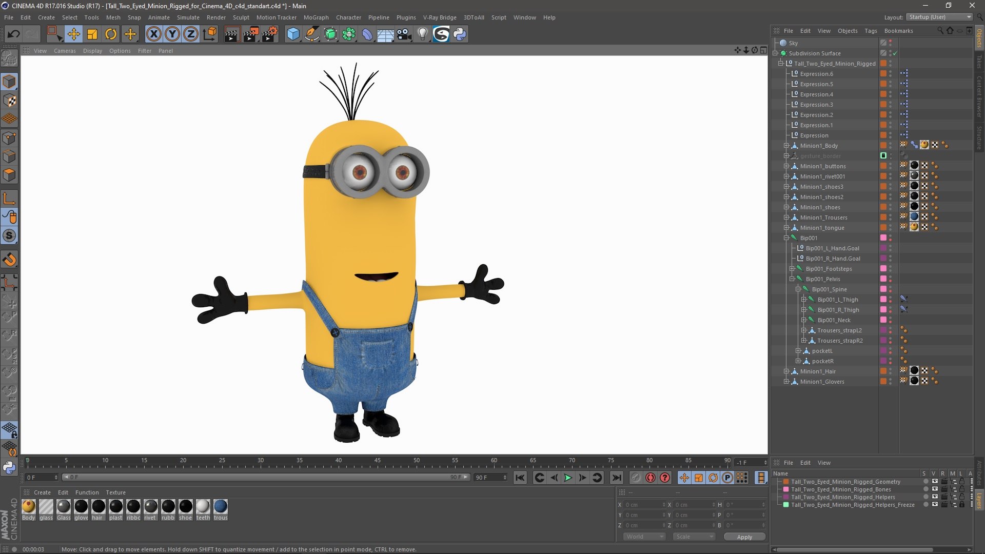 3D rigged minions model https://p.turbosquid.com/ts-thumb/Yf/dejHwl/OK/tall_two_eyed_minion_rigged_for_cinema_4d_006/jpg/1720759885/1920x1080/fit_q87/f128cdce76f97fa3303e30b66c483d8ed26da8cf/tall_two_eyed_minion_rigged_for_cinema_4d_006.jpg