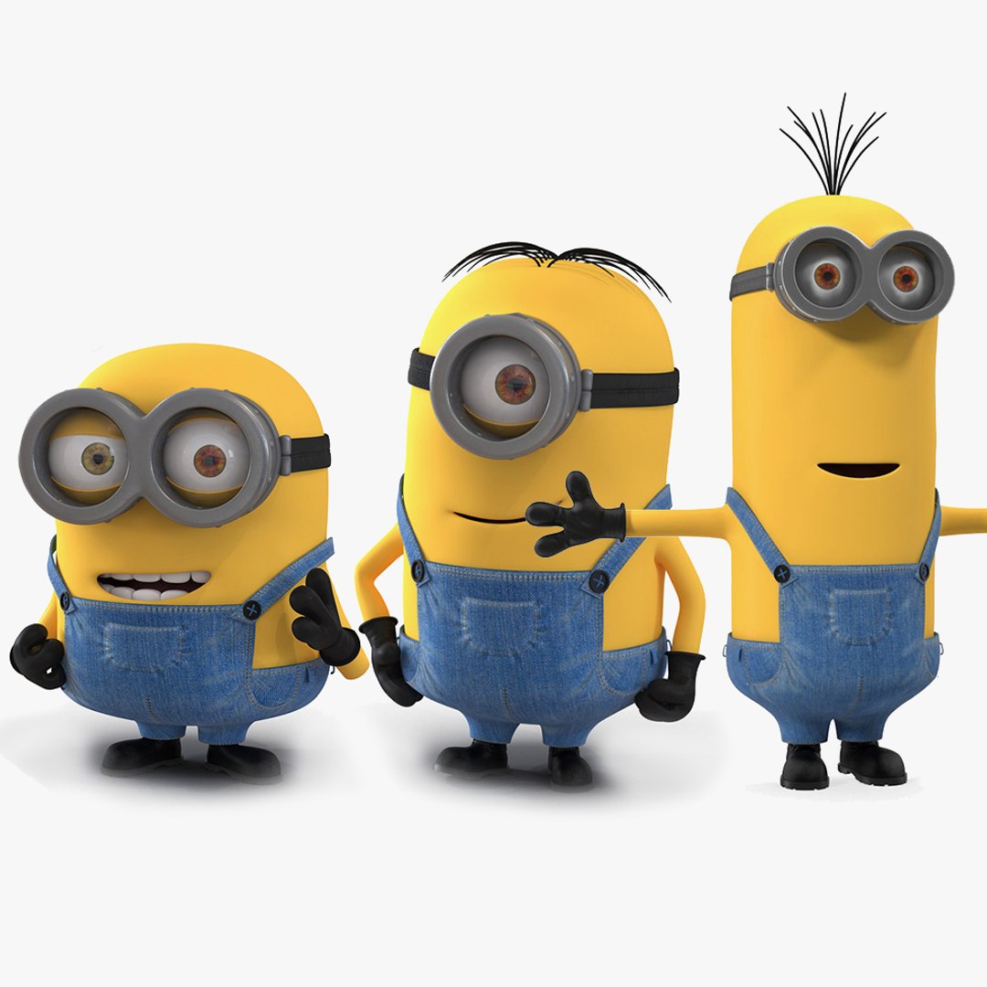 3D rigged minions model https://p.turbosquid.com/ts-thumb/Yf/dejHwl/sP9a4Mqt/minions_rigged_collection_for_cinema_4d_c4d_01/jpg/1582875225/1920x1080/fit_q87/f6df0cd1e47b3403848456996c11796e1c357cc5/minions_rigged_collection_for_cinema_4d_c4d_01.jpg