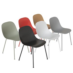 Fiber Side Chair 3D