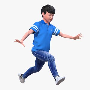 Realistic Teenage Boy Rigged