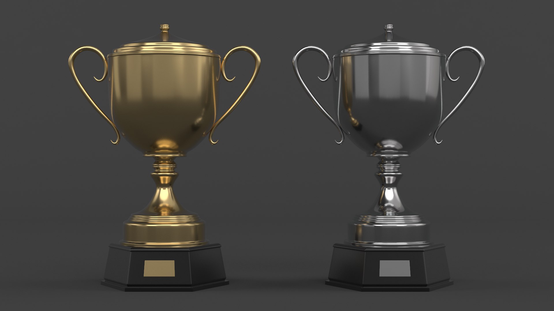 3D Cups Trophy Model - TurboSquid 1959897