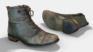 Photoscanned Female Ankle Boots(1)